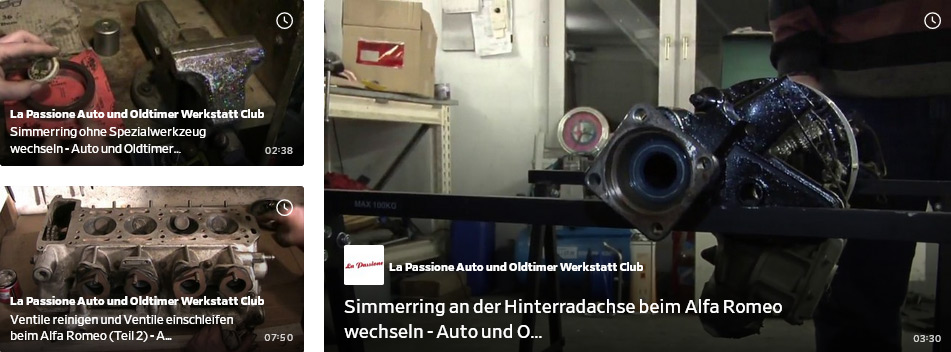 Videoanleitungen und Ratgeber zur Reparatur von Autos und Oldtimern in der Werkstatt: Das Alfa Romeo Werkstatthandbuch als Video bei Dailymotion